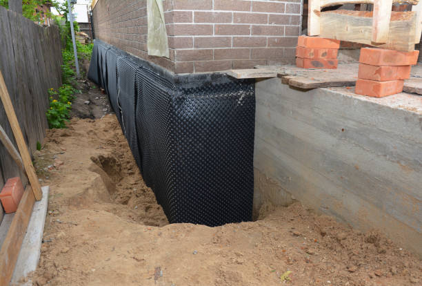 Crawl space vapor barrier installation in Bedford, KY